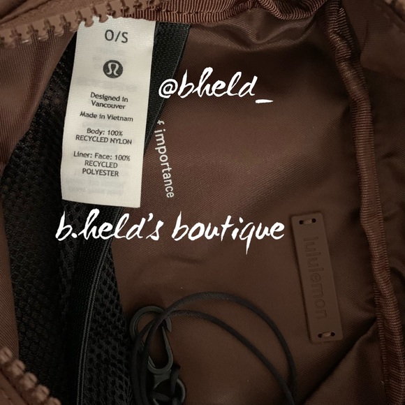 lululemon Clean Lines Belt Bag in Java Brown Neutral One Size (2L) Brand New NWT - Picture 12 of 15